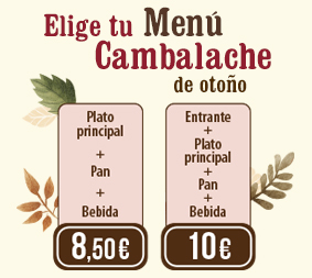Nuevo Menú de Otoño en los Restaurantes Cambalache